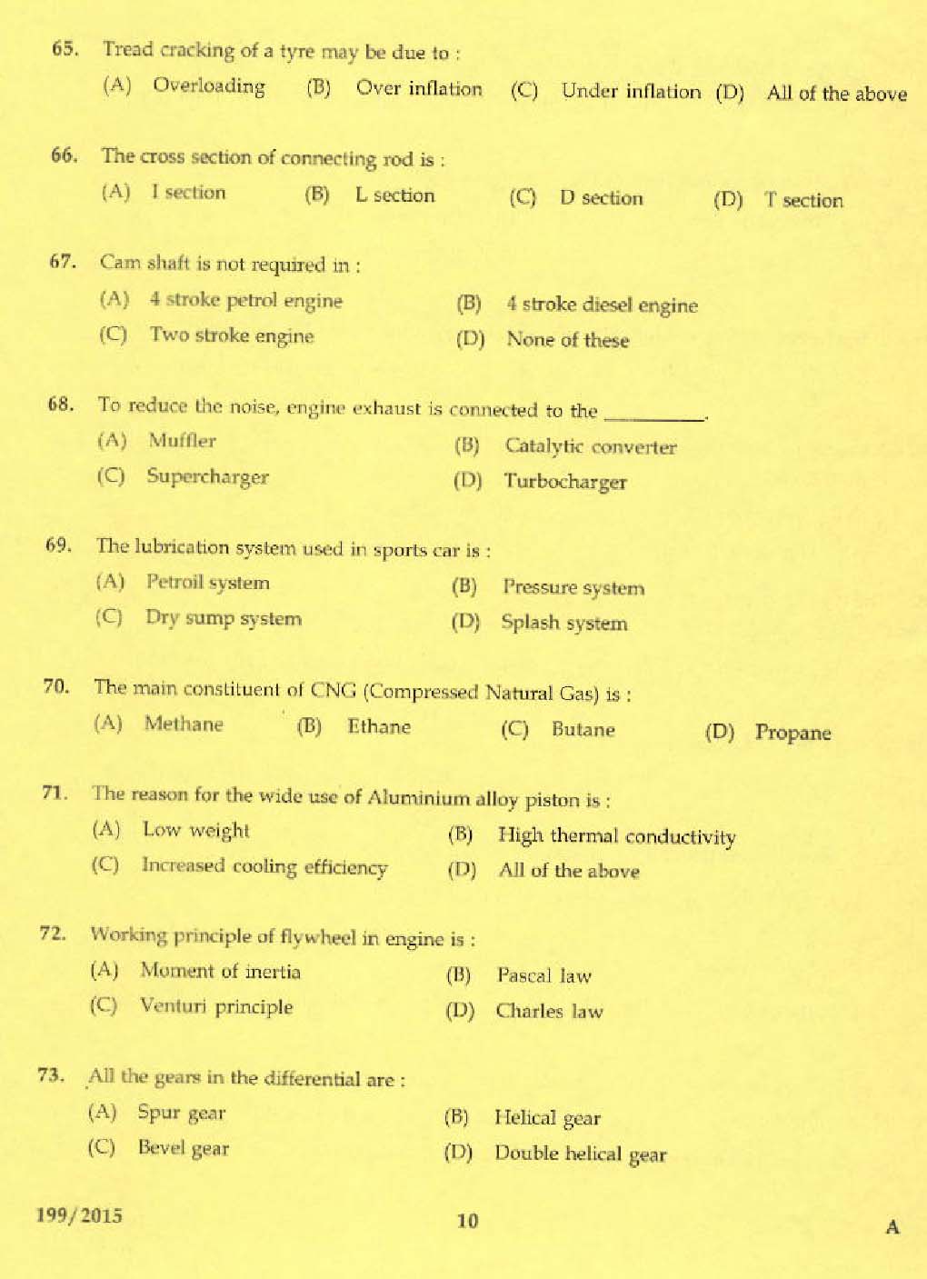 Laboratory Technical Assistant Maintenance and Repairs of Automobiles 2015 8