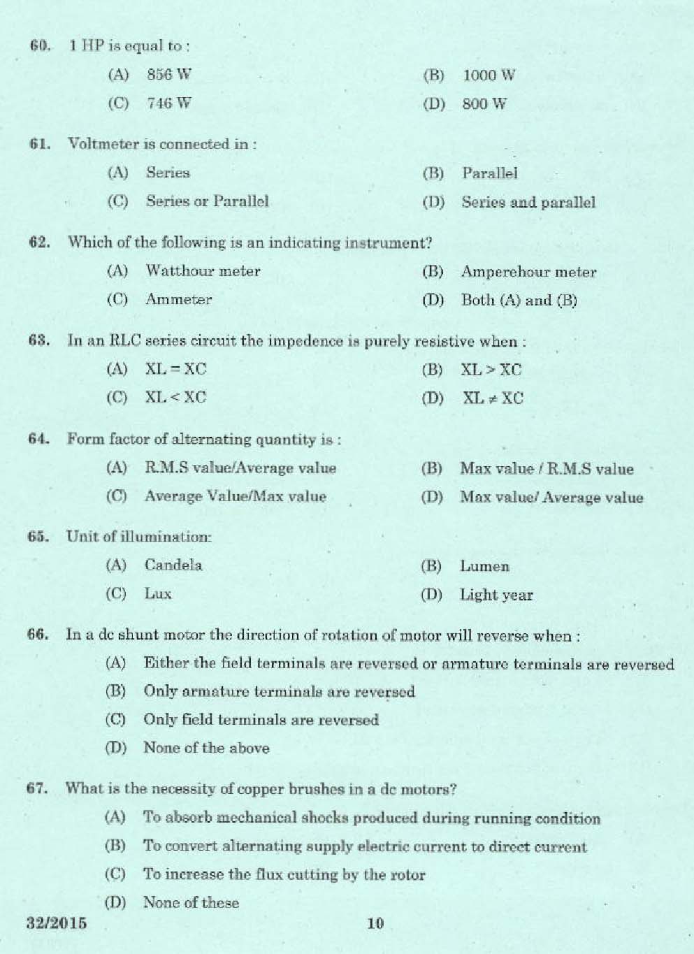 Laboratory Technical Assistant Maintenance and Repairs of Domestic Appliances 2015 8