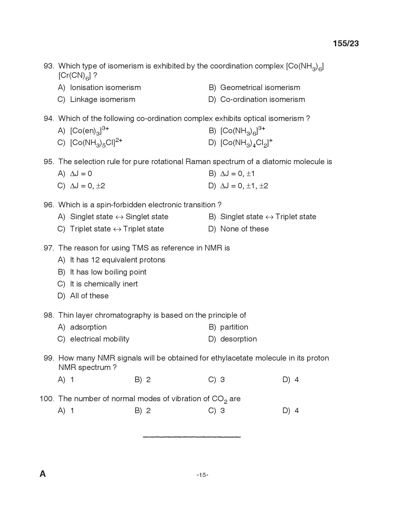 KPSC Laboratory Technician Exam 2023 Code 1552023 14