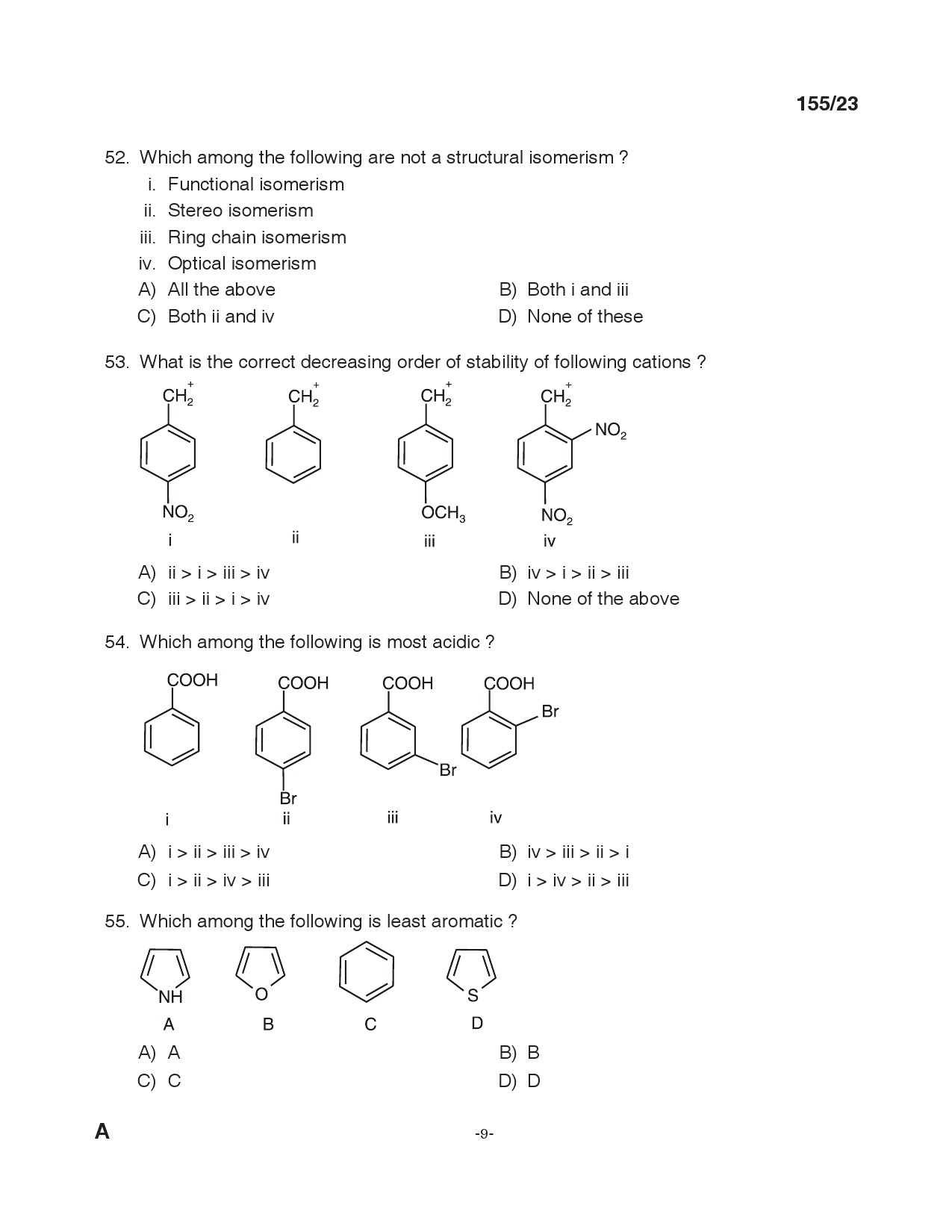 KPSC Laboratory Technician Exam 2023 Code 1552023 8