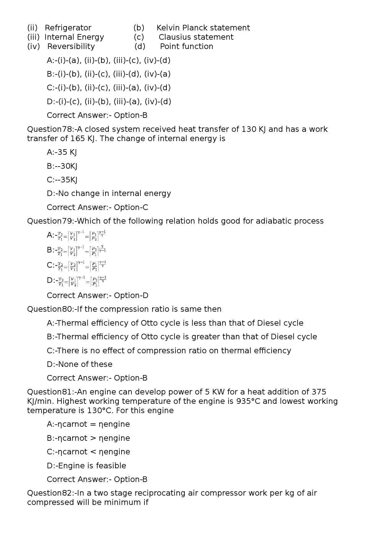 KPSC Lecturer in Automobile Engineering Exam 2023 Code 1052023OL 15