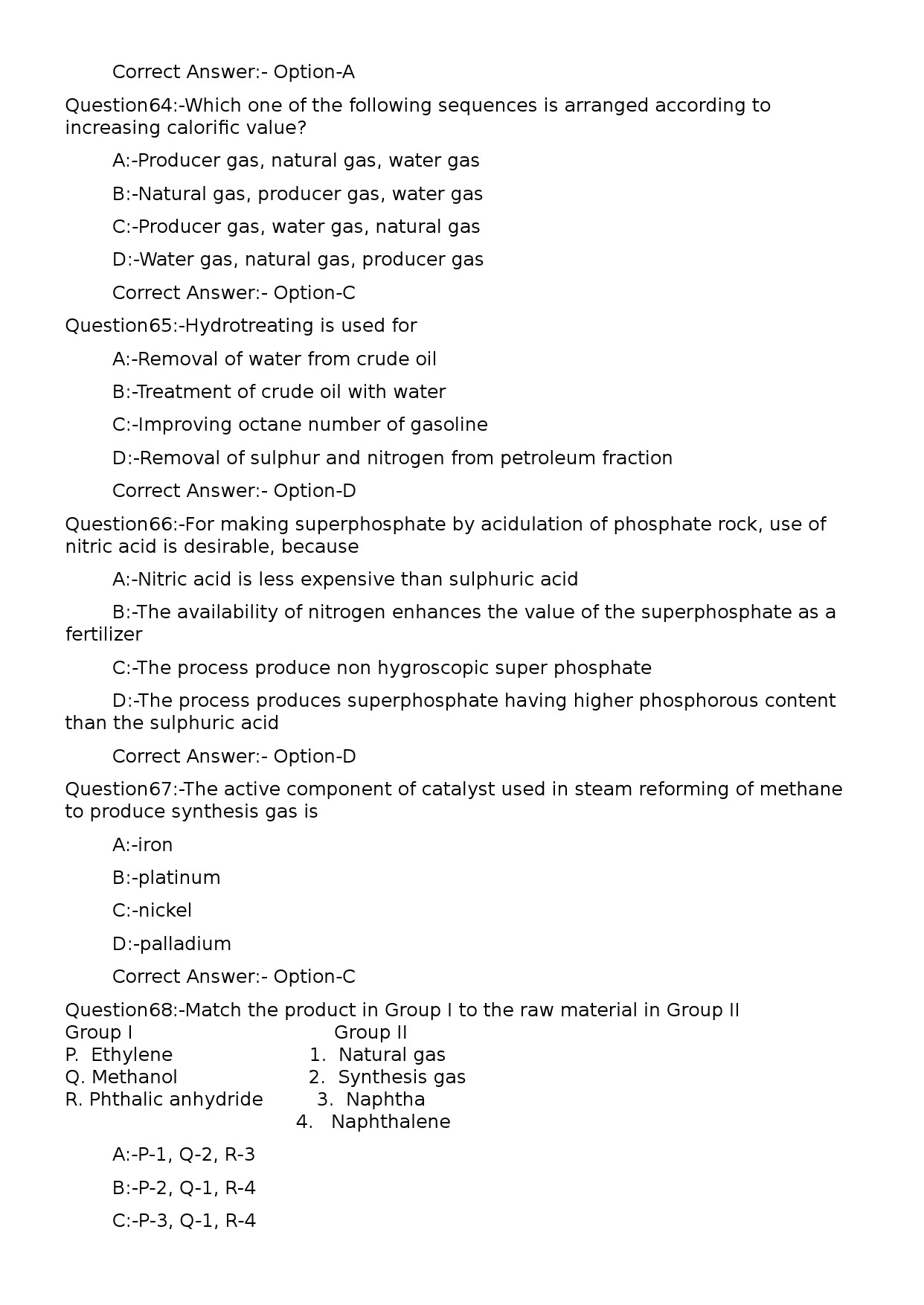 KPSC Lecturer in Chemical Engineering Exam 2024 Code 812024OL 14