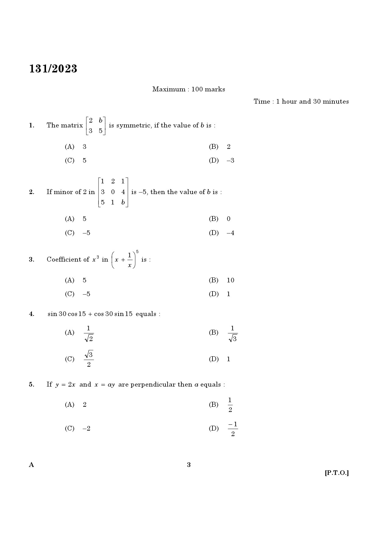 KPSC Lecturer in Electrical and Electronics Engineering Exam 2023 Code 1312023 1