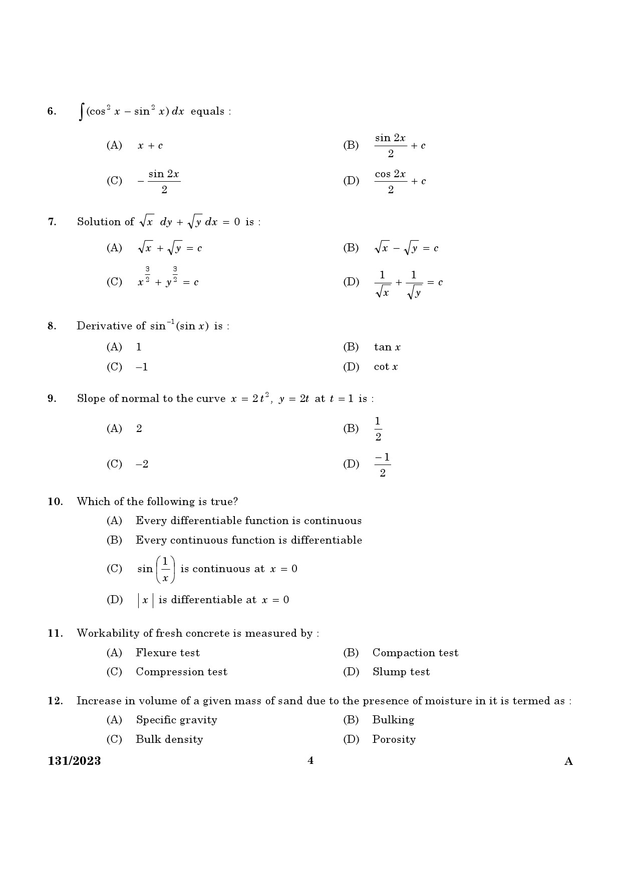 KPSC Lecturer in Electrical and Electronics Engineering Exam 2023 Code 1312023 2