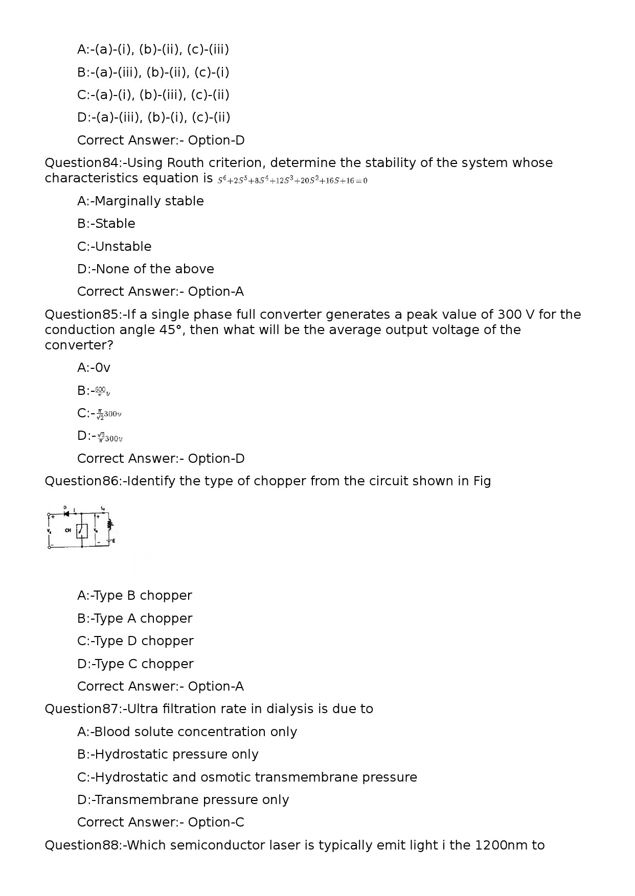 KPSC Lecturer in Electronics and Instrumentation Exam 2023 Code 1212023OL 17