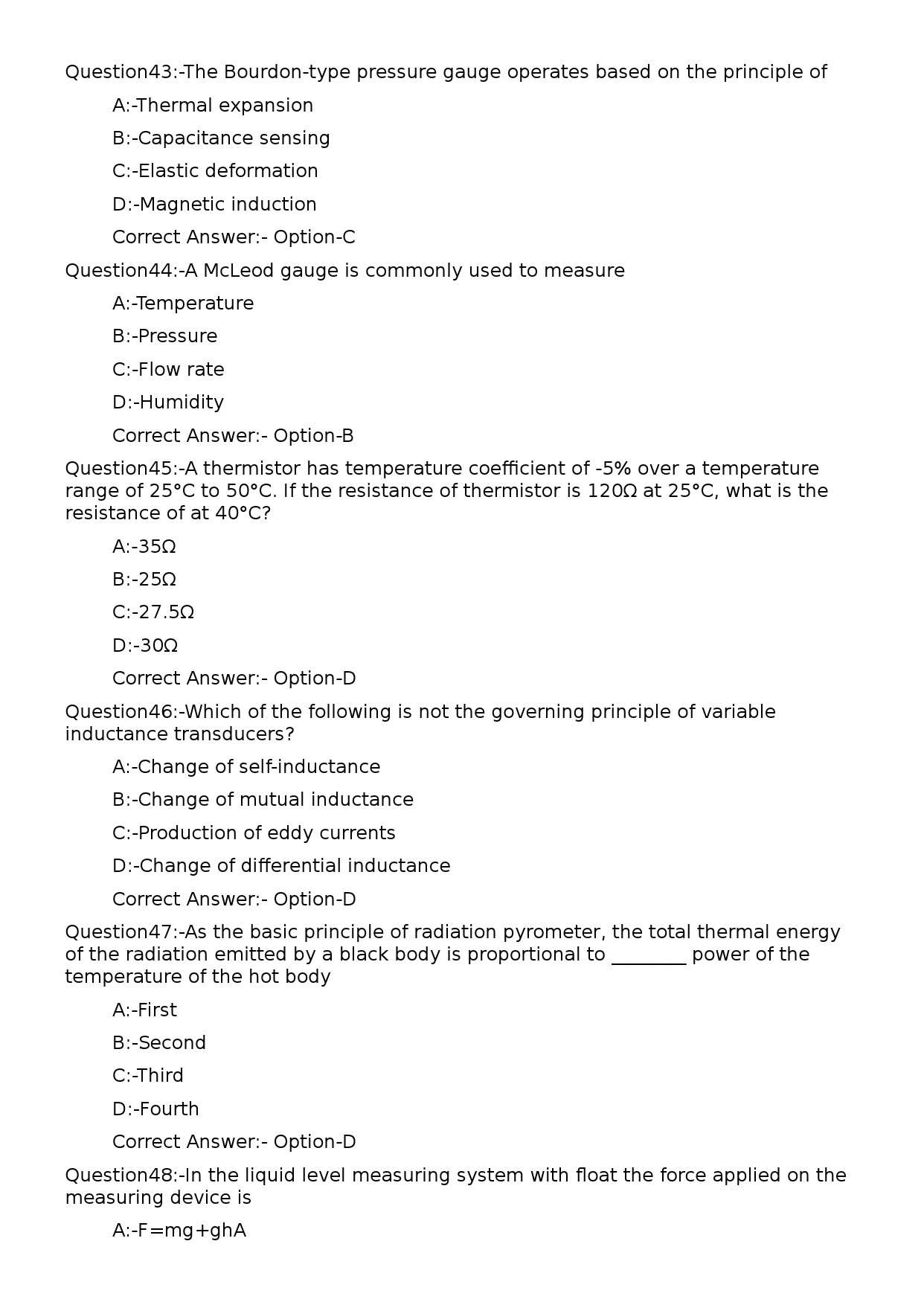 KPSC Lecturer in Electronics and Instrumentation Exam 2023 Code 1212023OL 9