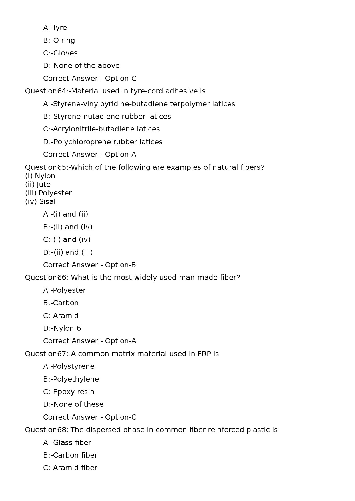 KPSC Lecturer in Polymer Technology Exam 2023 Code 1202023OL 12