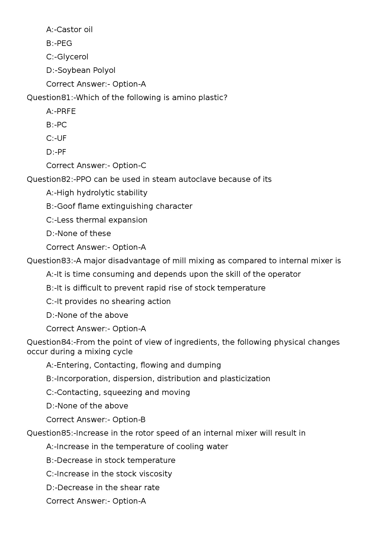 KPSC Lecturer in Polymer Technology Exam 2023 Code 1202023OL 15