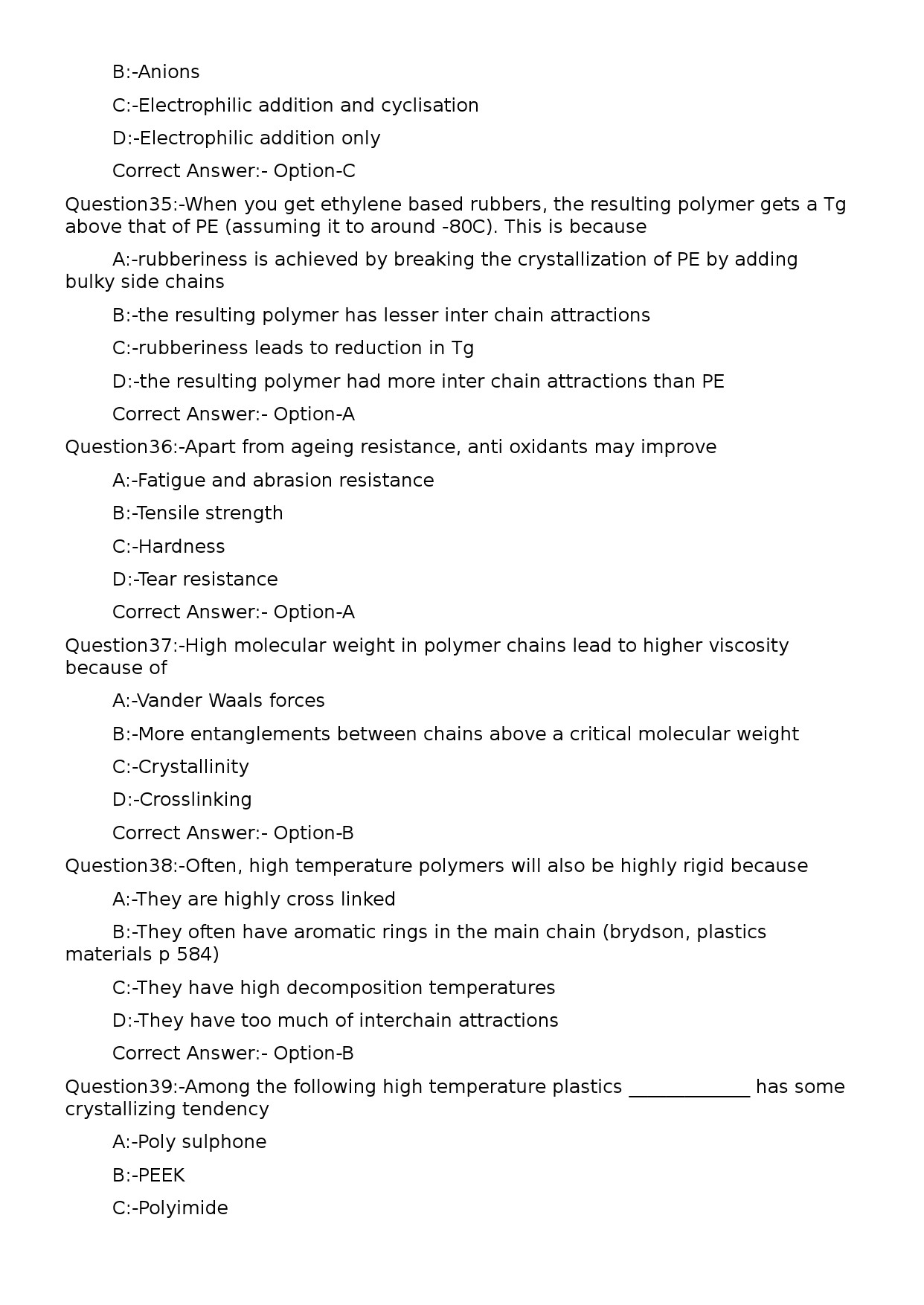 KPSC Lecturer in Polymer Technology Exam 2023 Code 1202023OL 7