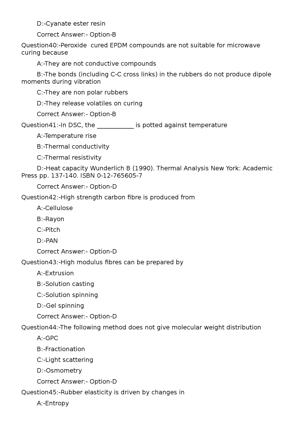 KPSC Lecturer in Polymer Technology Exam 2023 Code 1202023OL 8