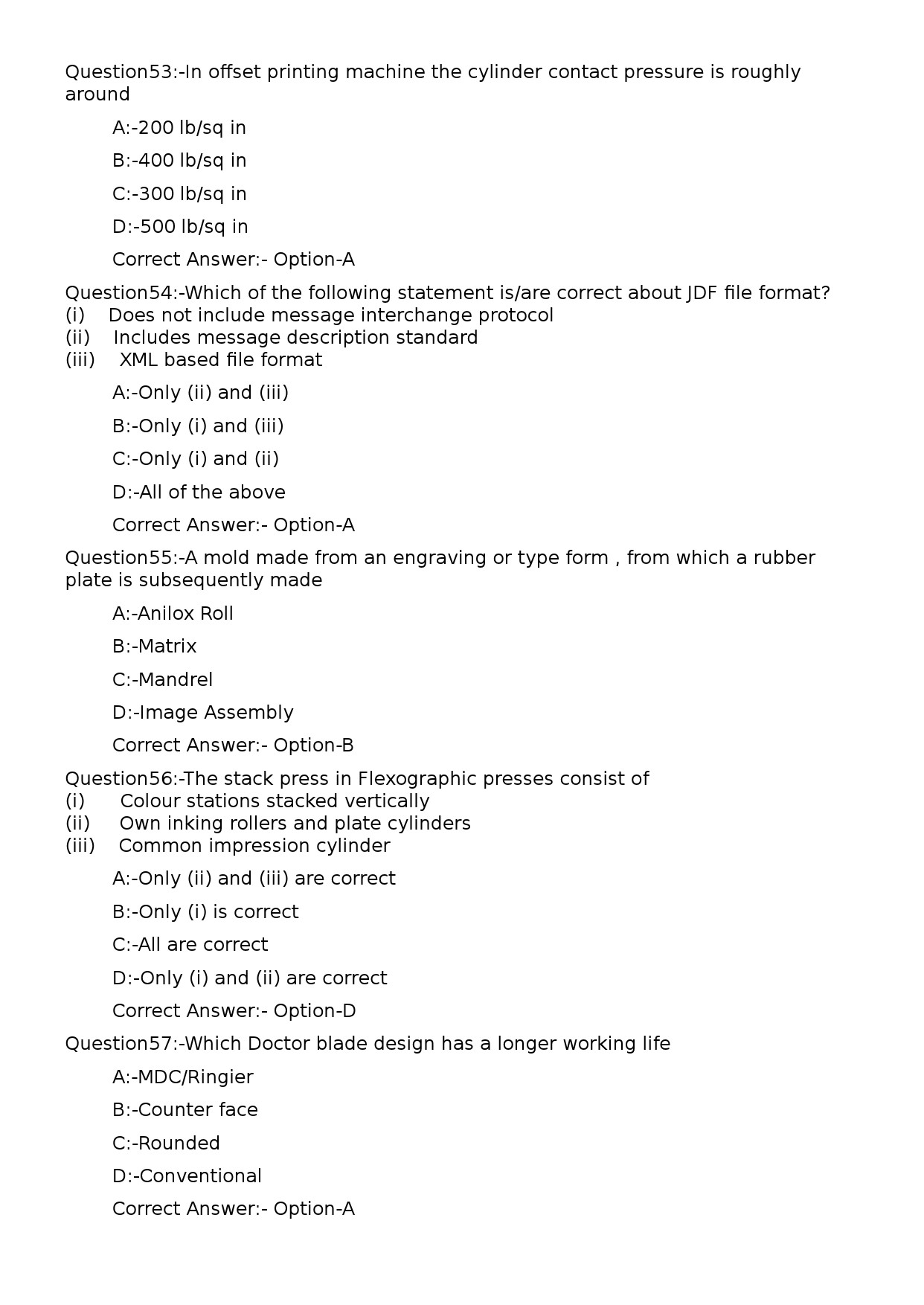 KPSC Lecturer in Printing Technology Exam 2023 Code 1152023OL 11