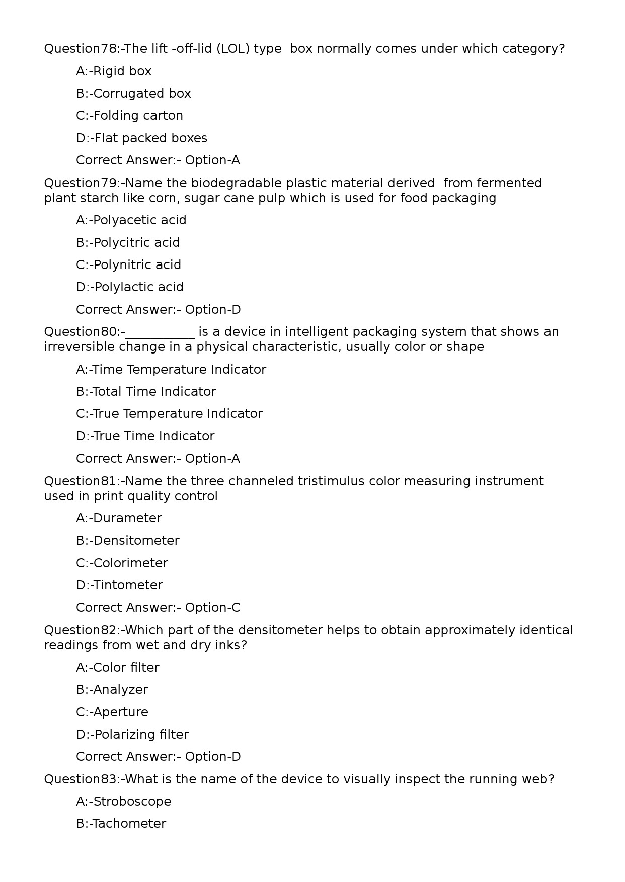 KPSC Lecturer in Printing Technology Exam 2023 Code 1152023OL 16