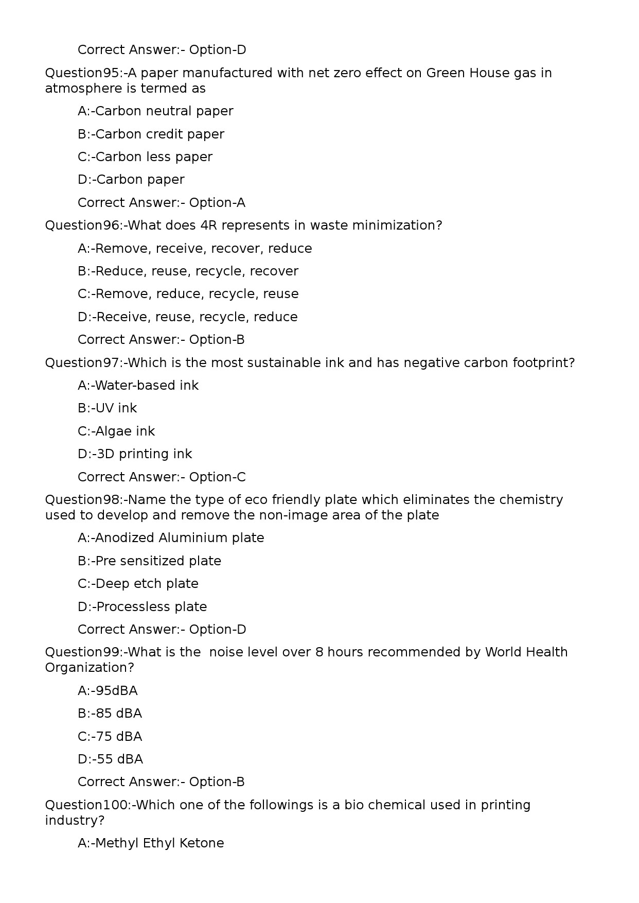 KPSC Lecturer in Printing Technology Exam 2023 Code 1152023OL 19