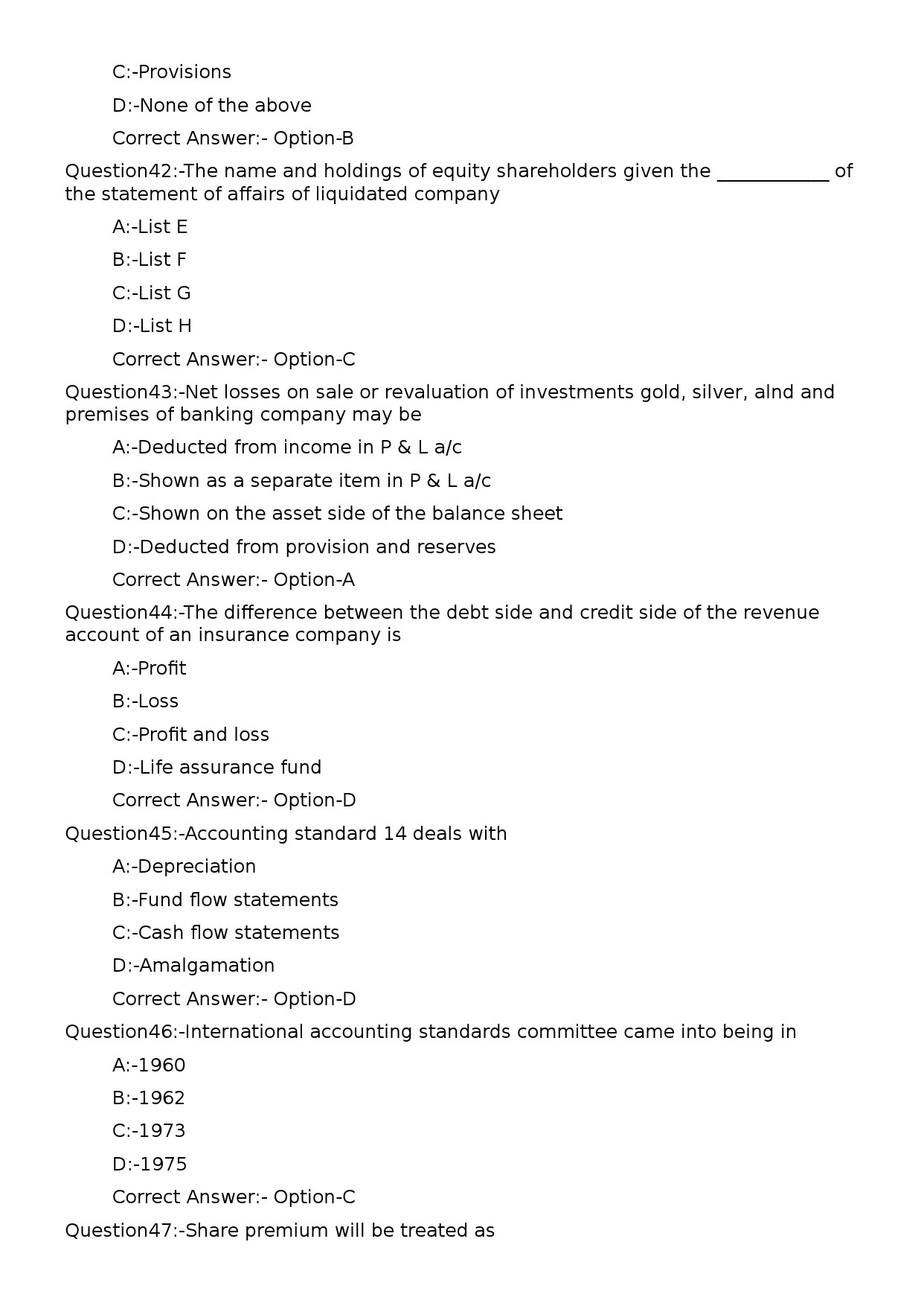 KPSC Finance Manager Exam 2023 Code 1192023OL 9