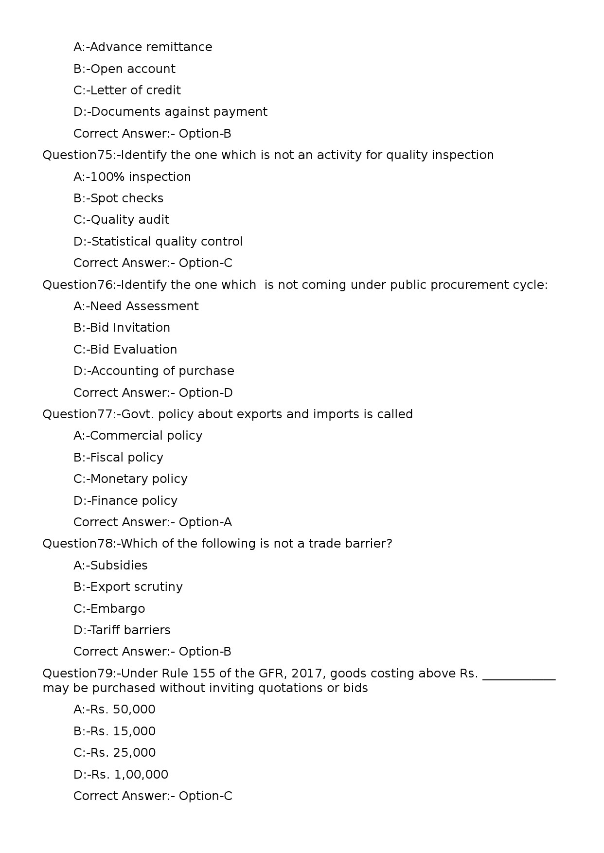 KPSC General Manager Exam 2023 Code 1332023OL 16