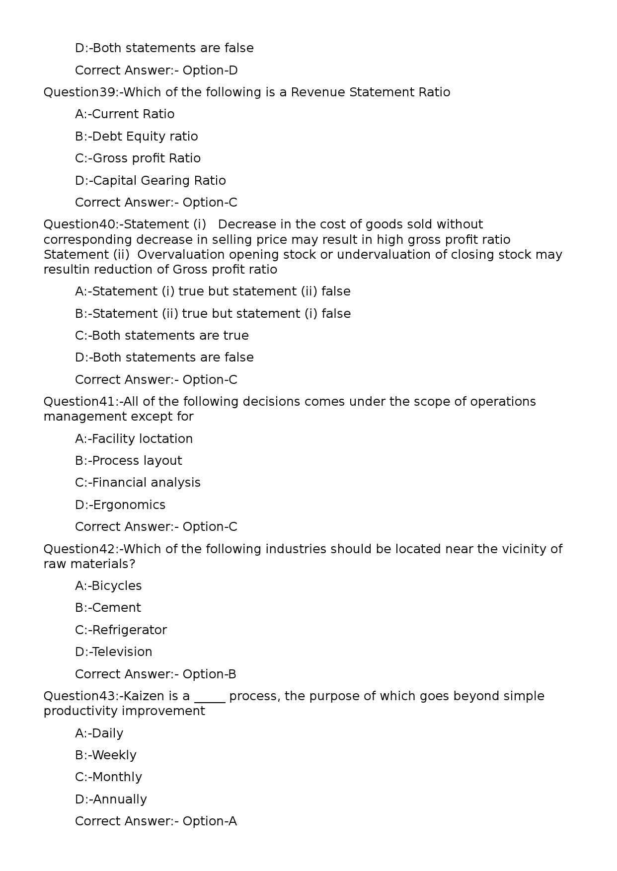 KPSC General Manager Exam 2023 Code 1332023OL 9