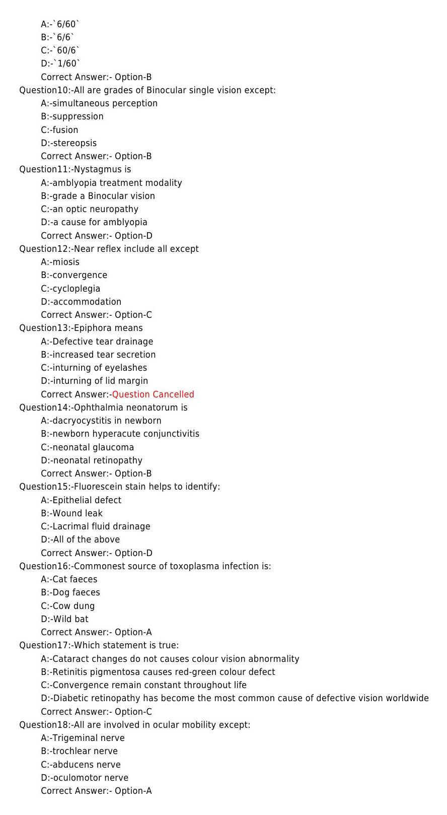 KPSC Optometrist Grade II Exam 2019 Code 672019OL 2