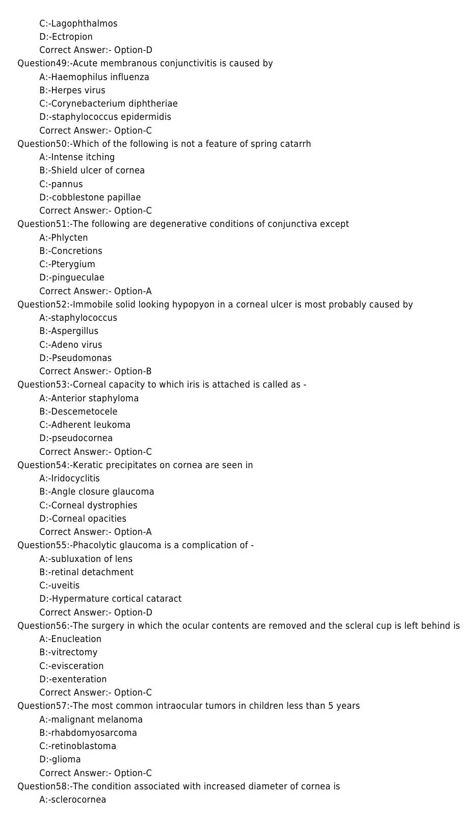 KPSC Optometrist Grade II Exam 2019 Code 672019OL 6