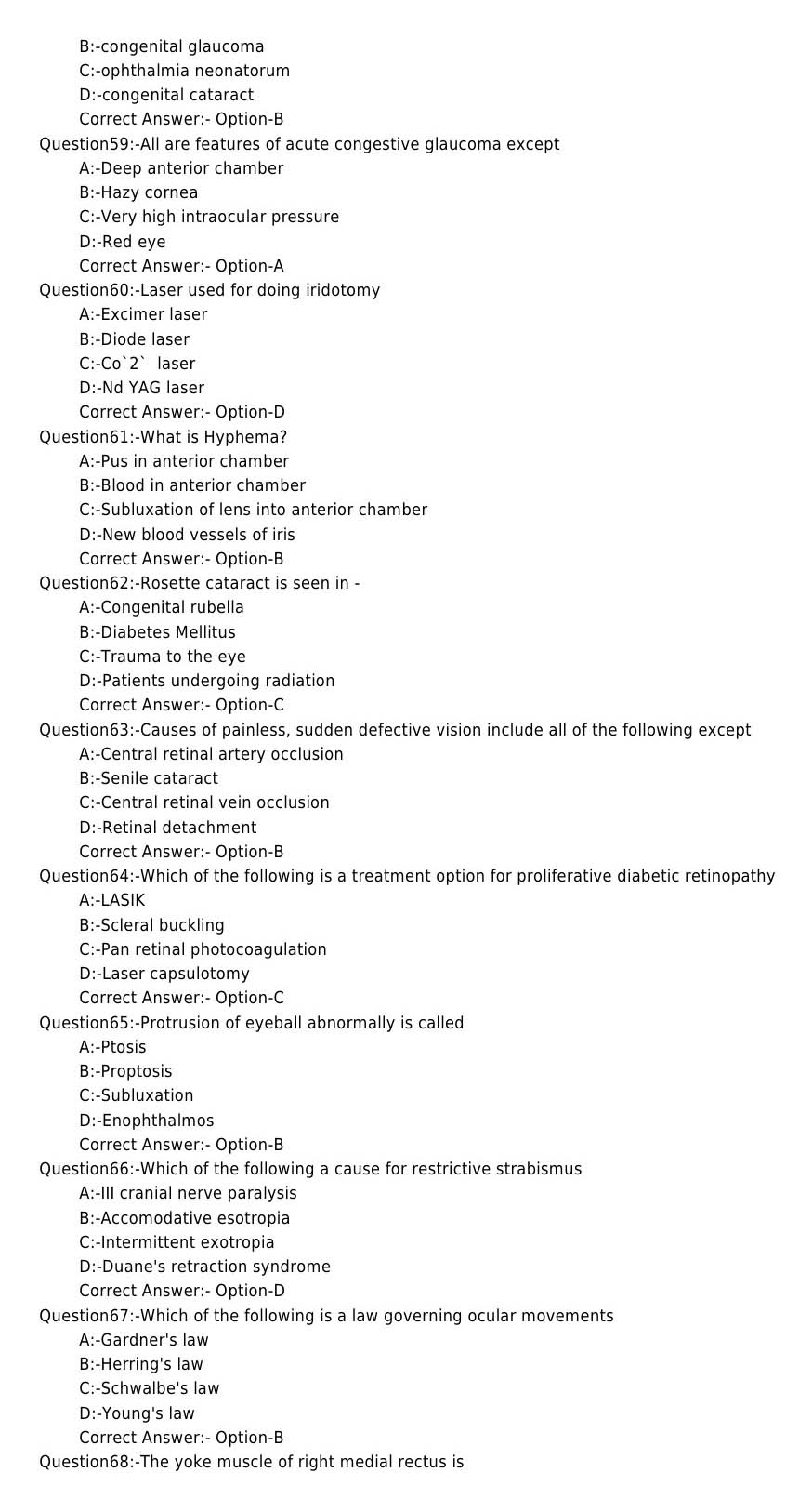 KPSC Optometrist Grade II Exam 2019 Code 672019OL 7