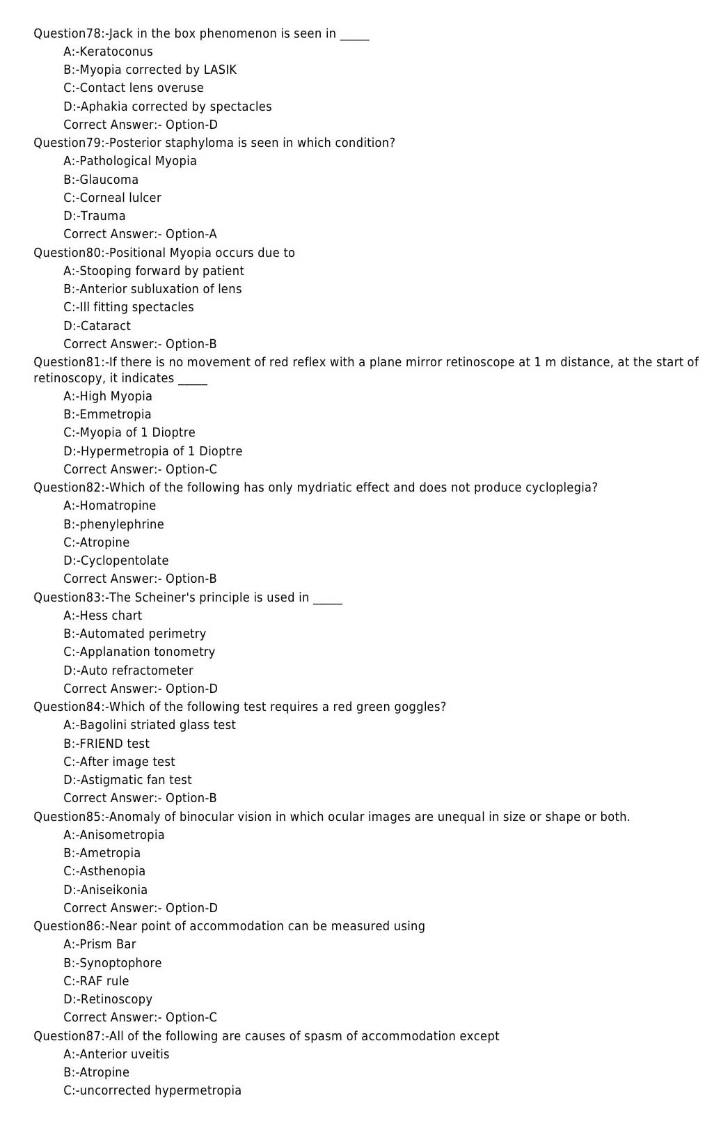 KPSC Optometrist Grade II Exam 2019 Code 672019OL 9