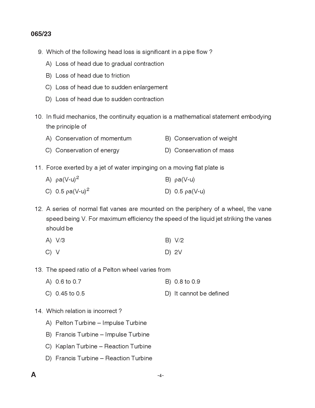 KPSC Overseer Exam 2023 Code 0652023 3