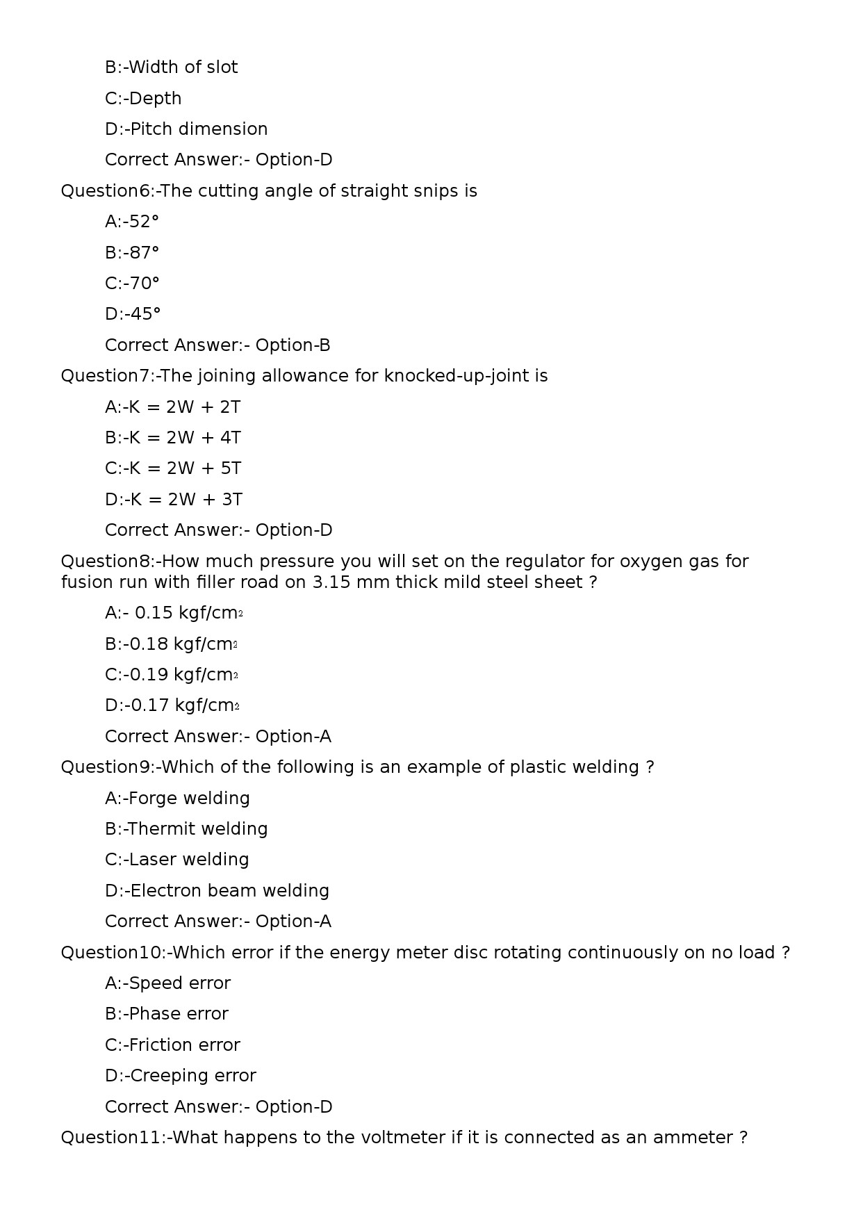 KPSC Refrigeration Mechanic Exam 2023 Code 182023OL 2