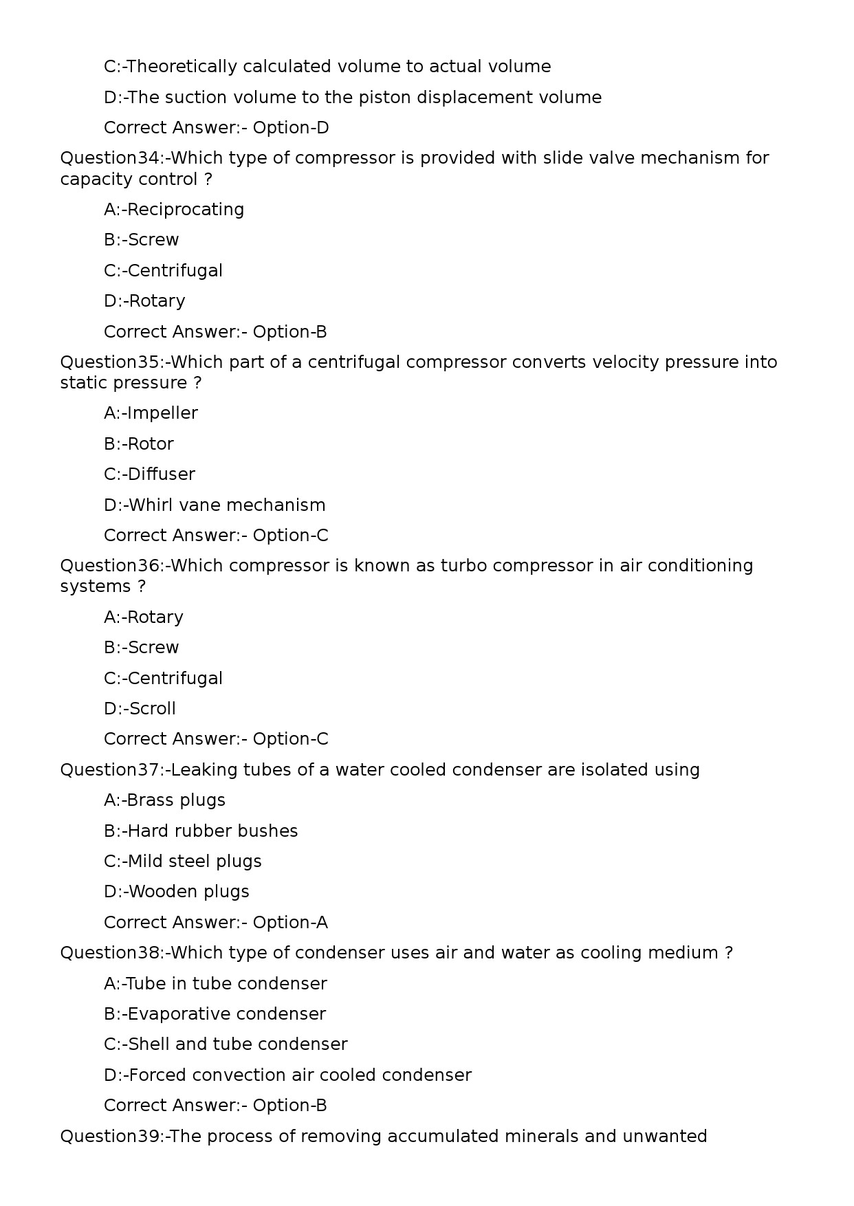 KPSC Refrigeration Mechanic Exam 2023 Code 182023OL 7