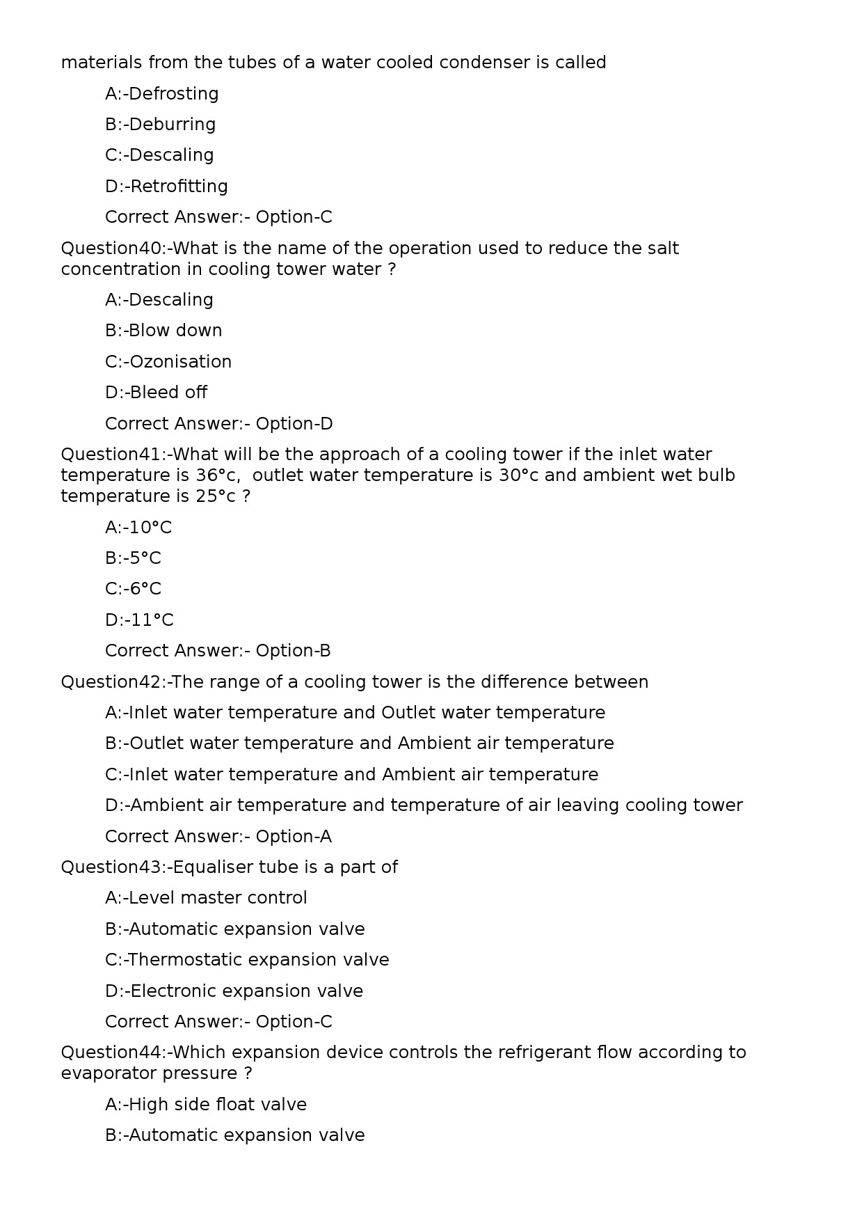 KPSC Refrigeration Mechanic Exam 2023 Code 182023OL 8