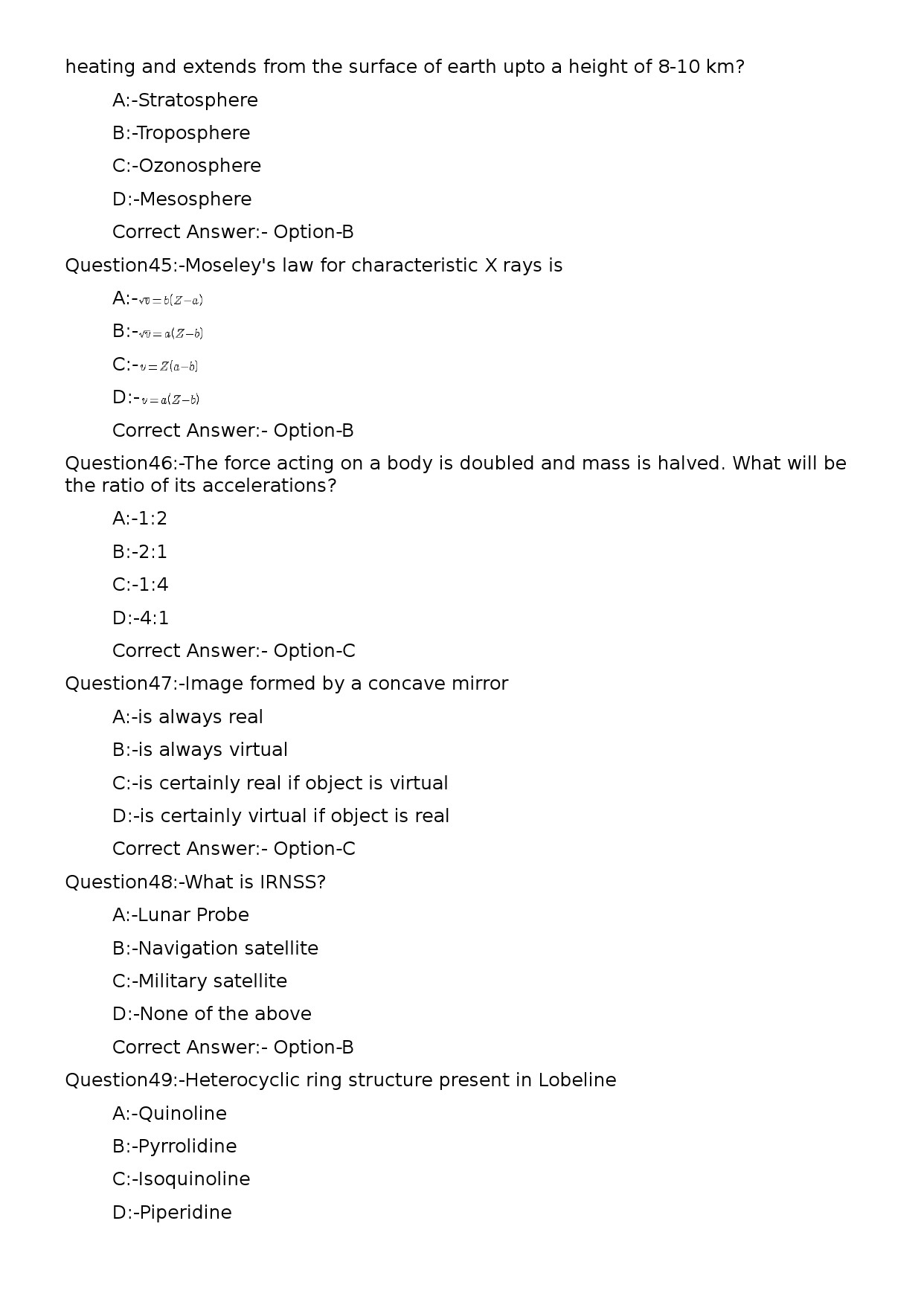 KPSC Security Officer Kannada Exam 2023 Code 1402023OL 10