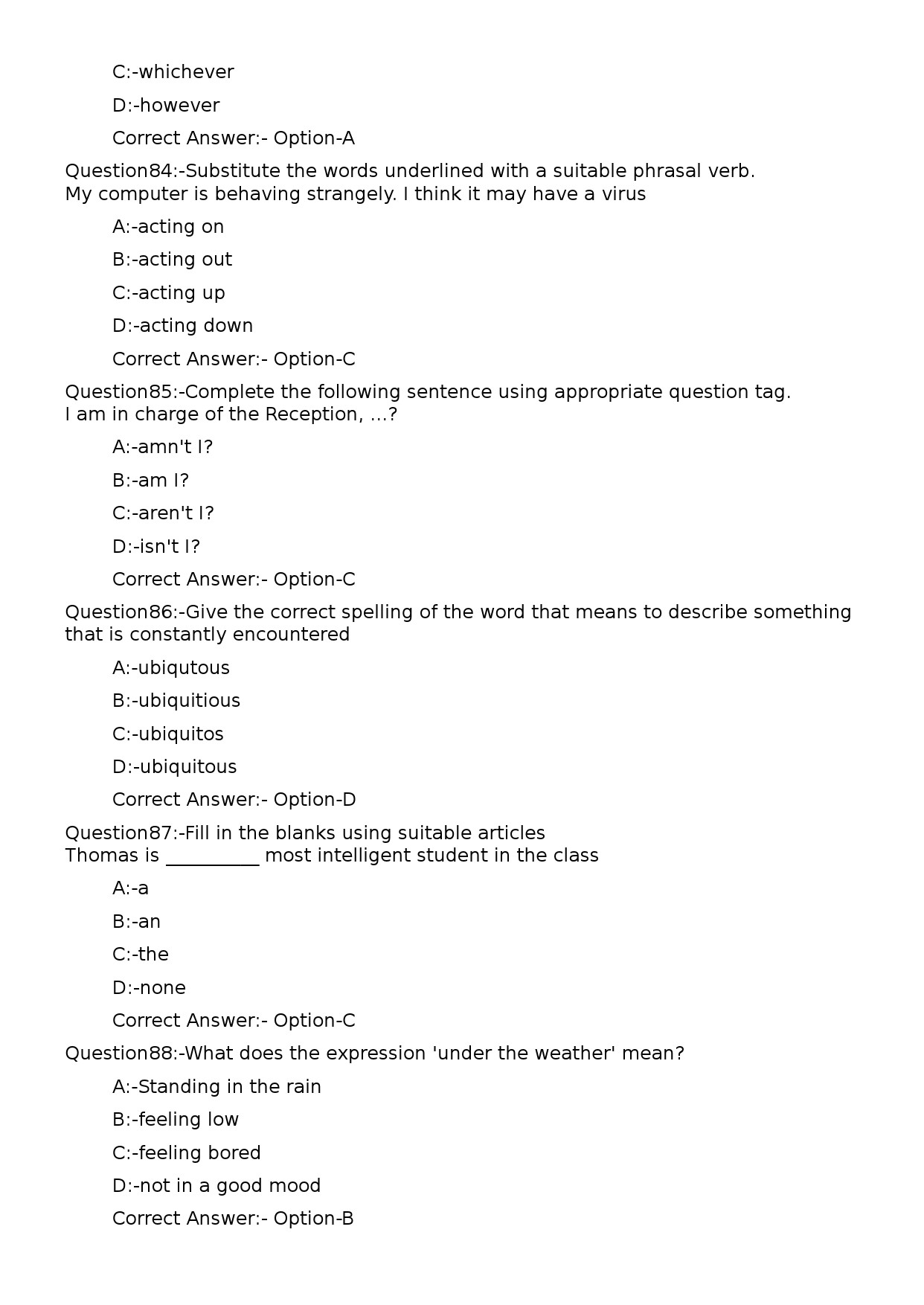 KPSC Security Officer Kannada Exam 2023 Code 1402023OL 18