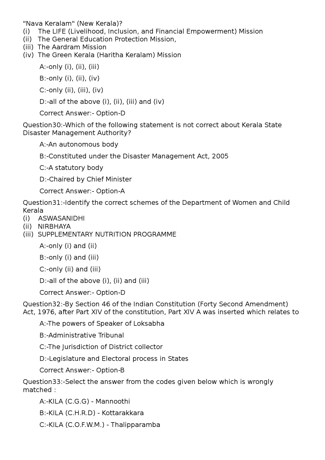 KPSC Security Officer Kannada Exam 2023 Code 1402023OL 7