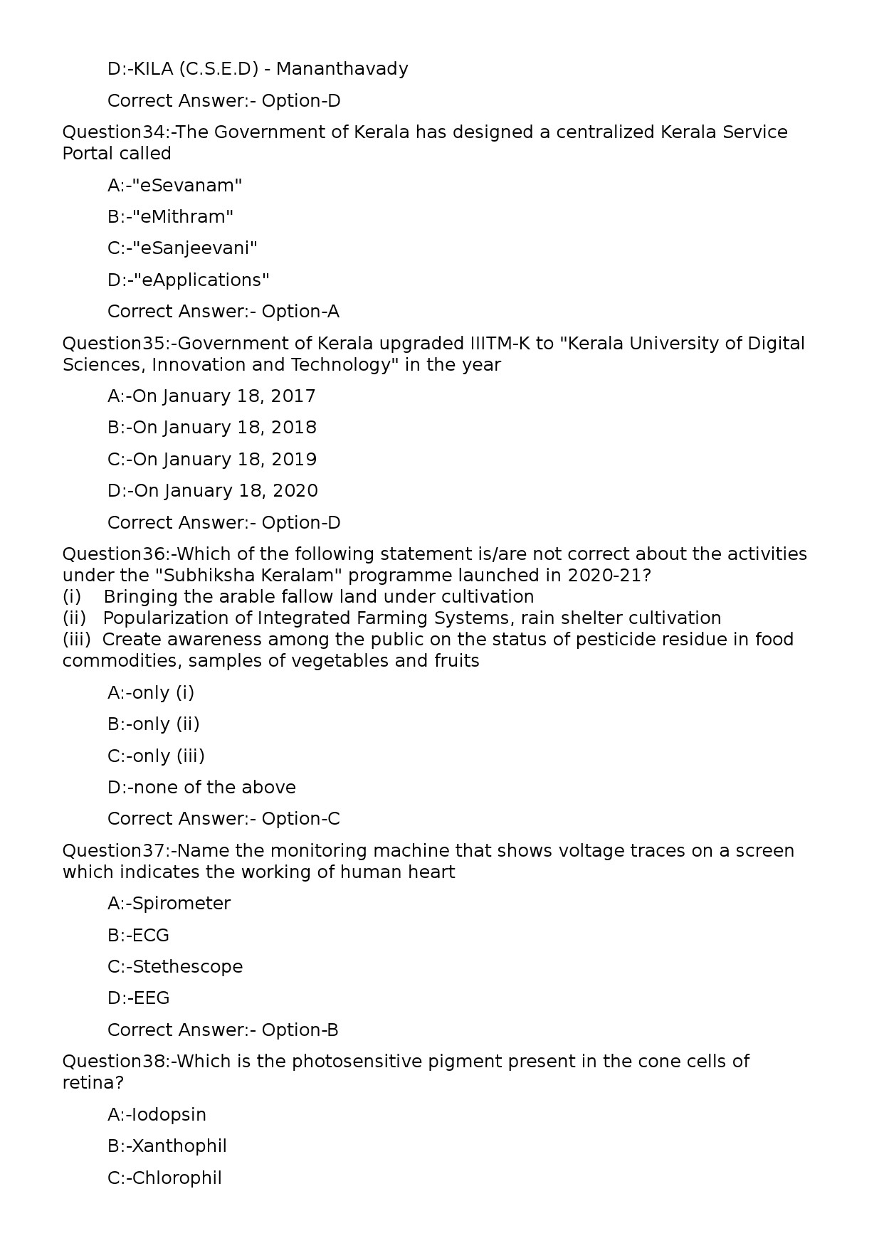 KPSC Security Officer Kannada Exam 2023 Code 1402023OL 8