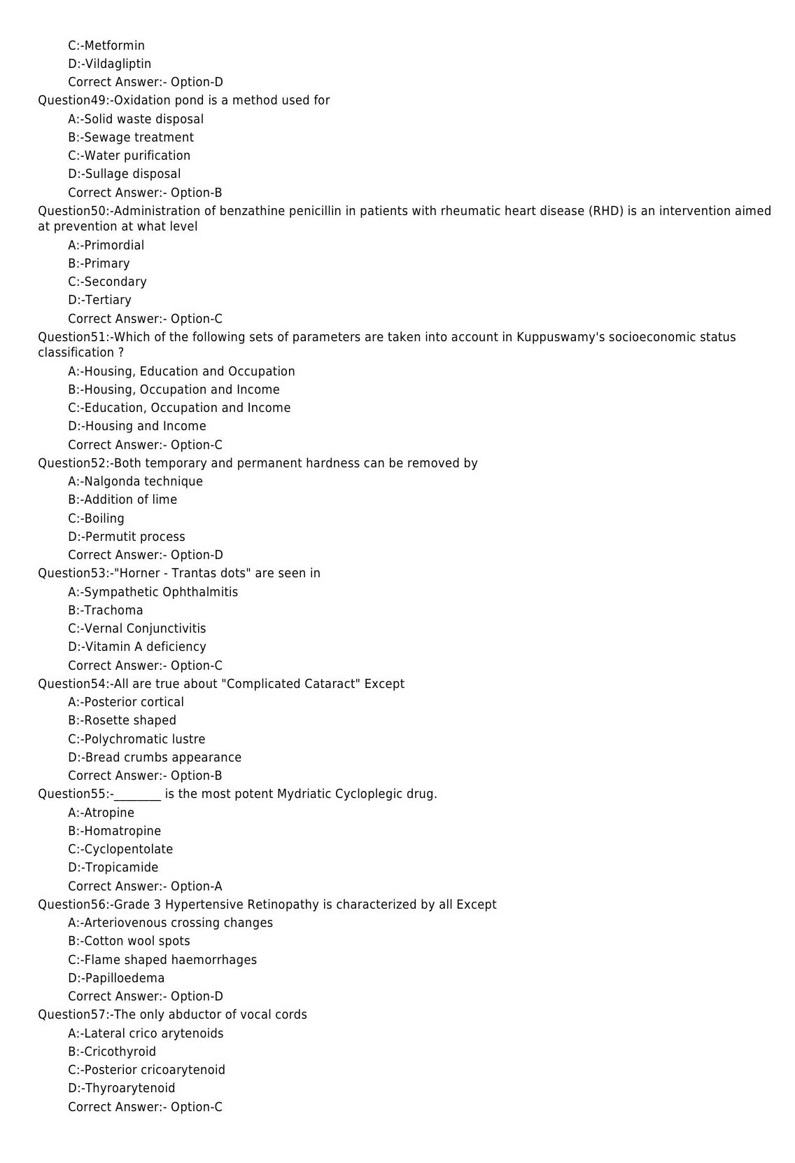 KPSC Senior Lecturer In Neurosurgery Exam 2016 Code 872016OL 6