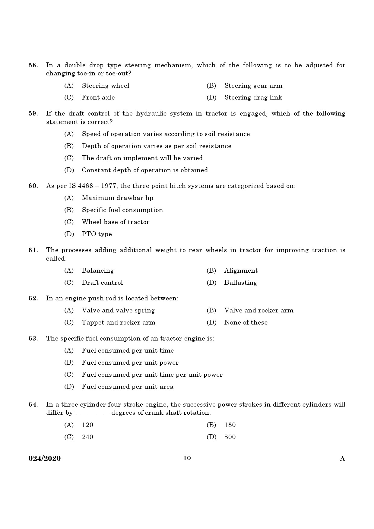 KPSC Technical Assistant Exam 2020 Code 0242020 8