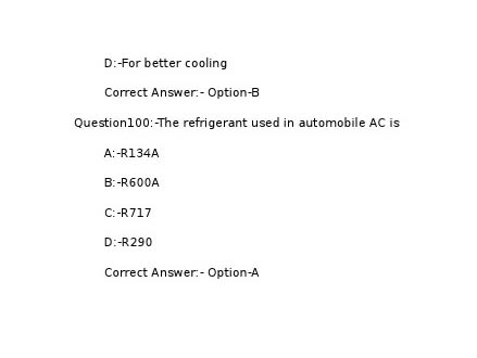 KPSC Technician Grade II Refrigeration Mechanic Exam 2022 Code 732022OL 13