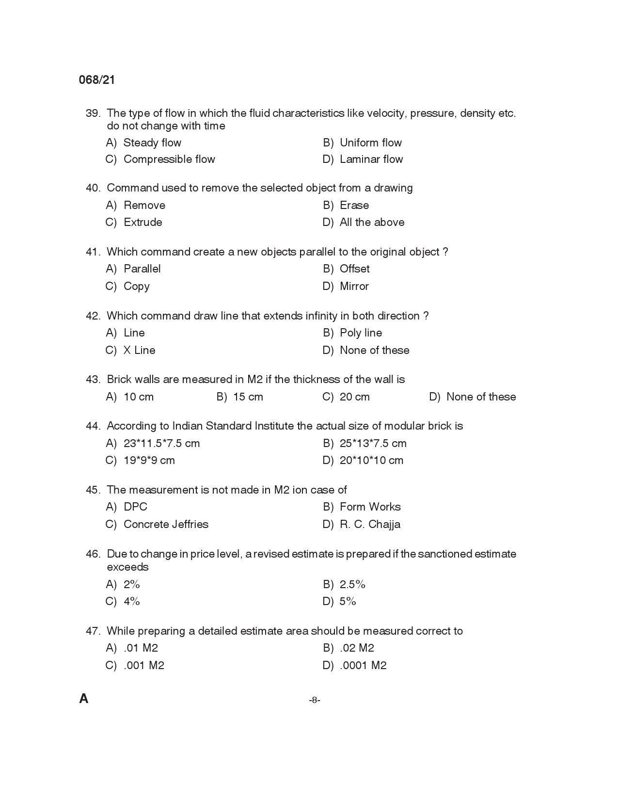 KPSC Tracer Exam 2021 Code 0682021 7