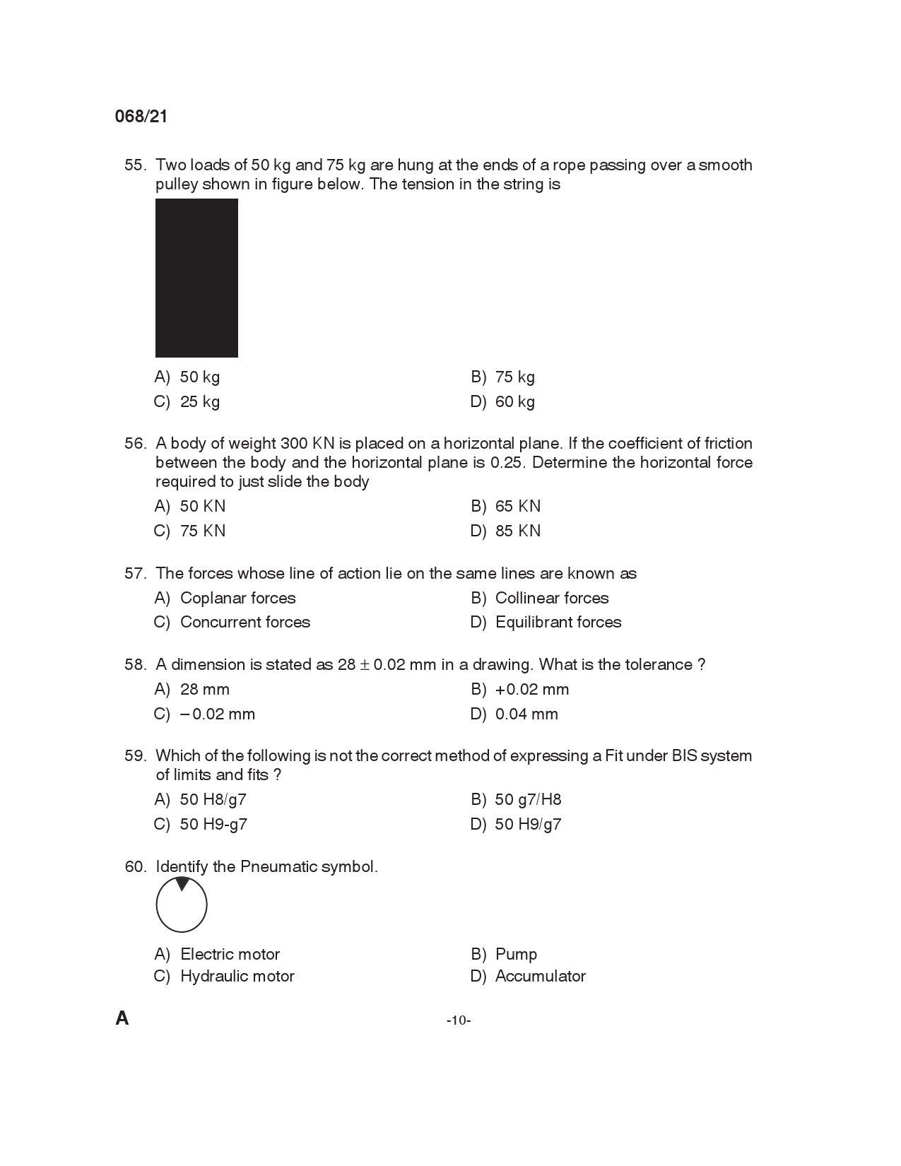 KPSC Tracer Exam 2021 Code 0682021 9