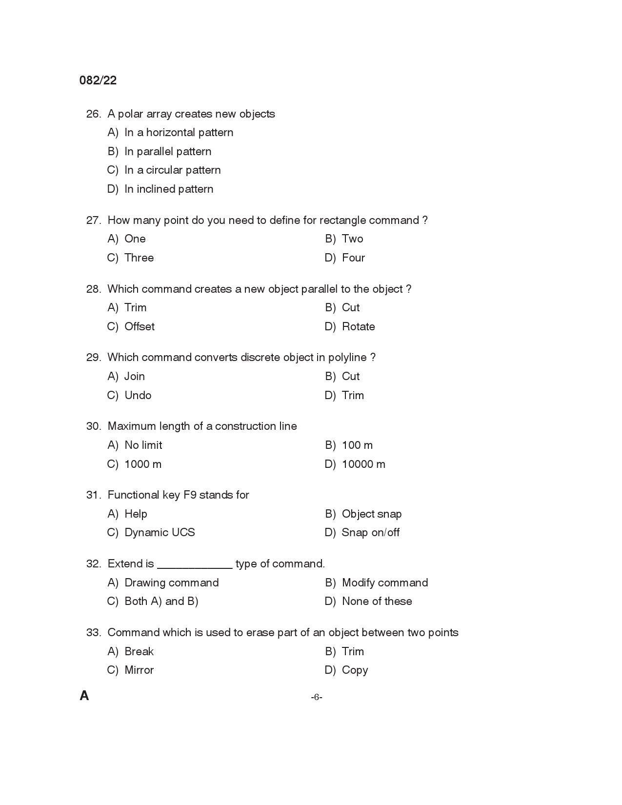 KPSC Tracer Exam 2022 Code 0822022 5