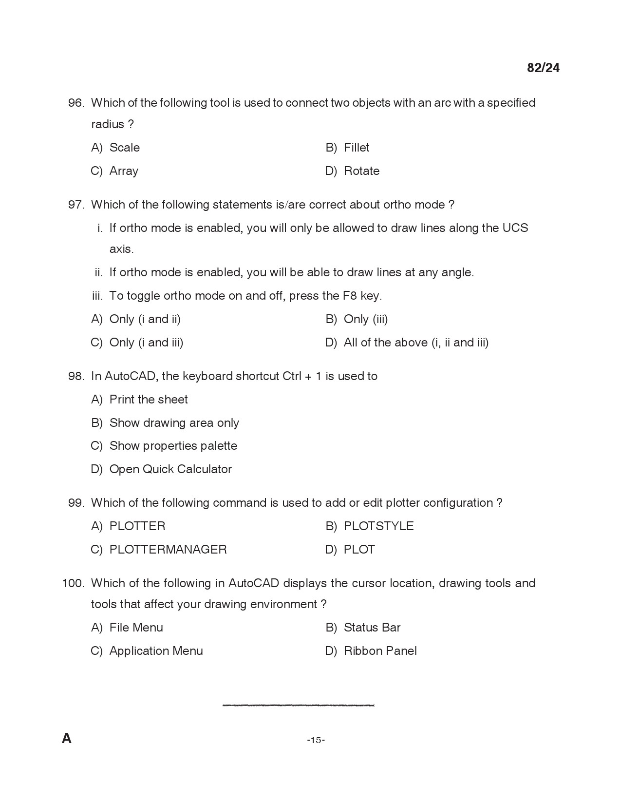 KPSC Tracer Exam 2024 Code 0822024 14