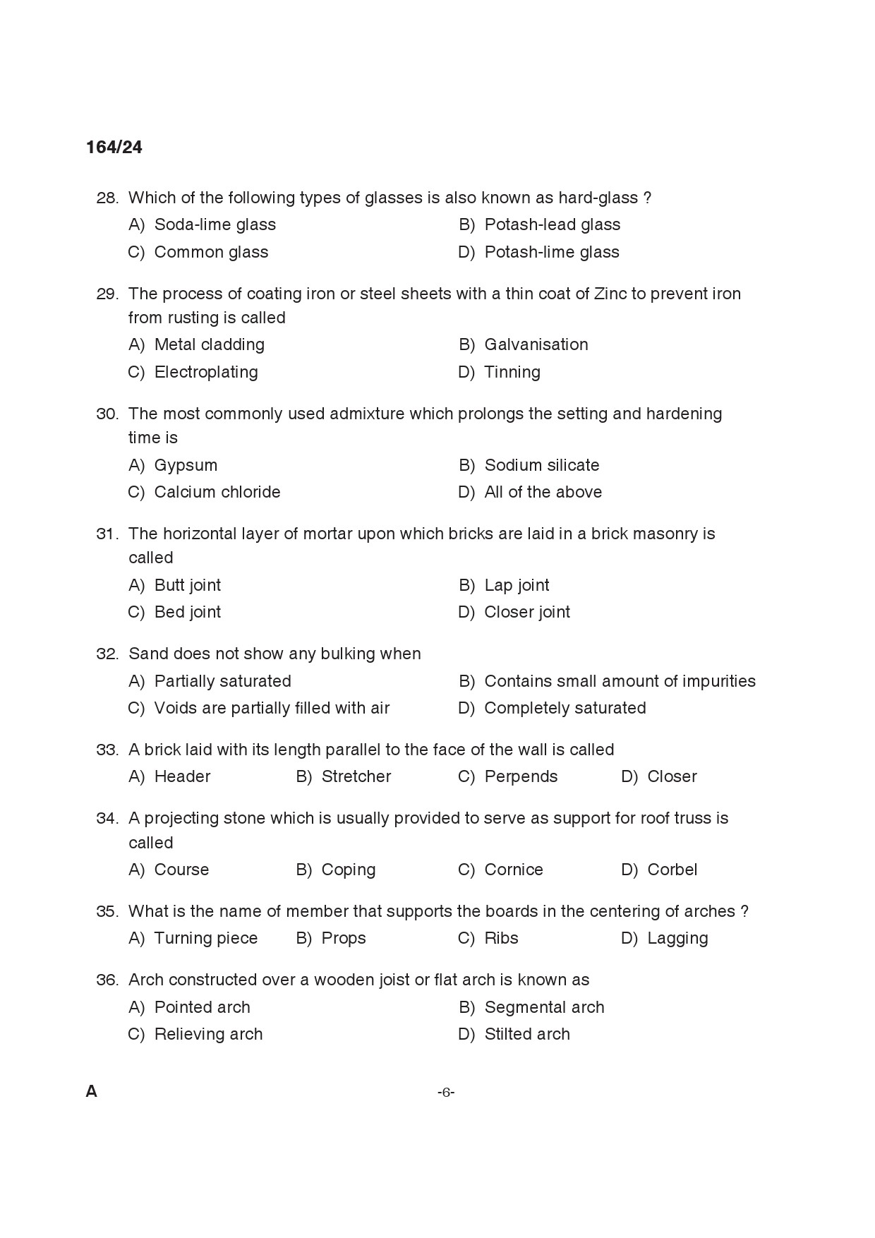 KPSC Tracer Exam 2024 Code 1642024 5