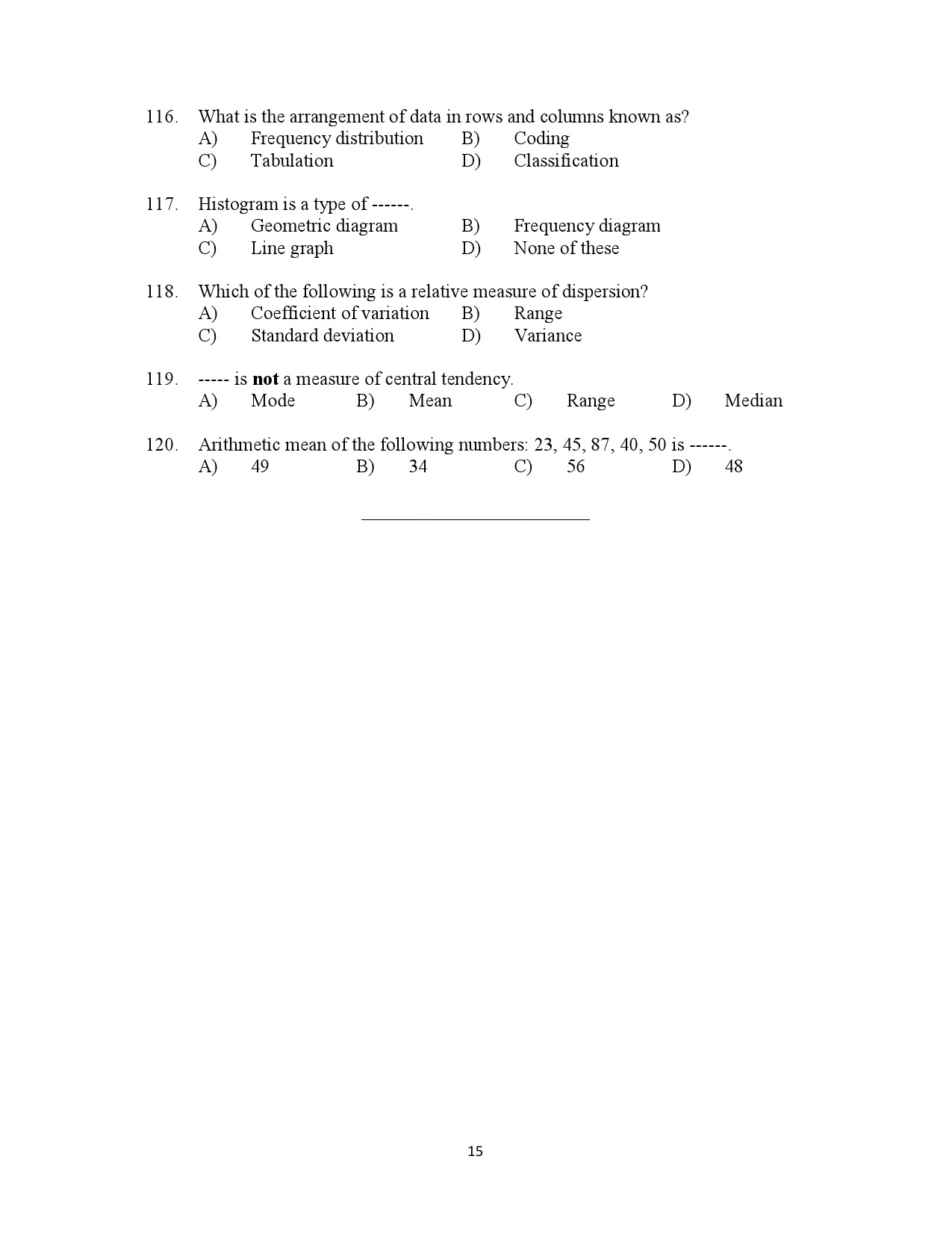 Kerala SET Anthropology Exam Question Paper July 2023 15