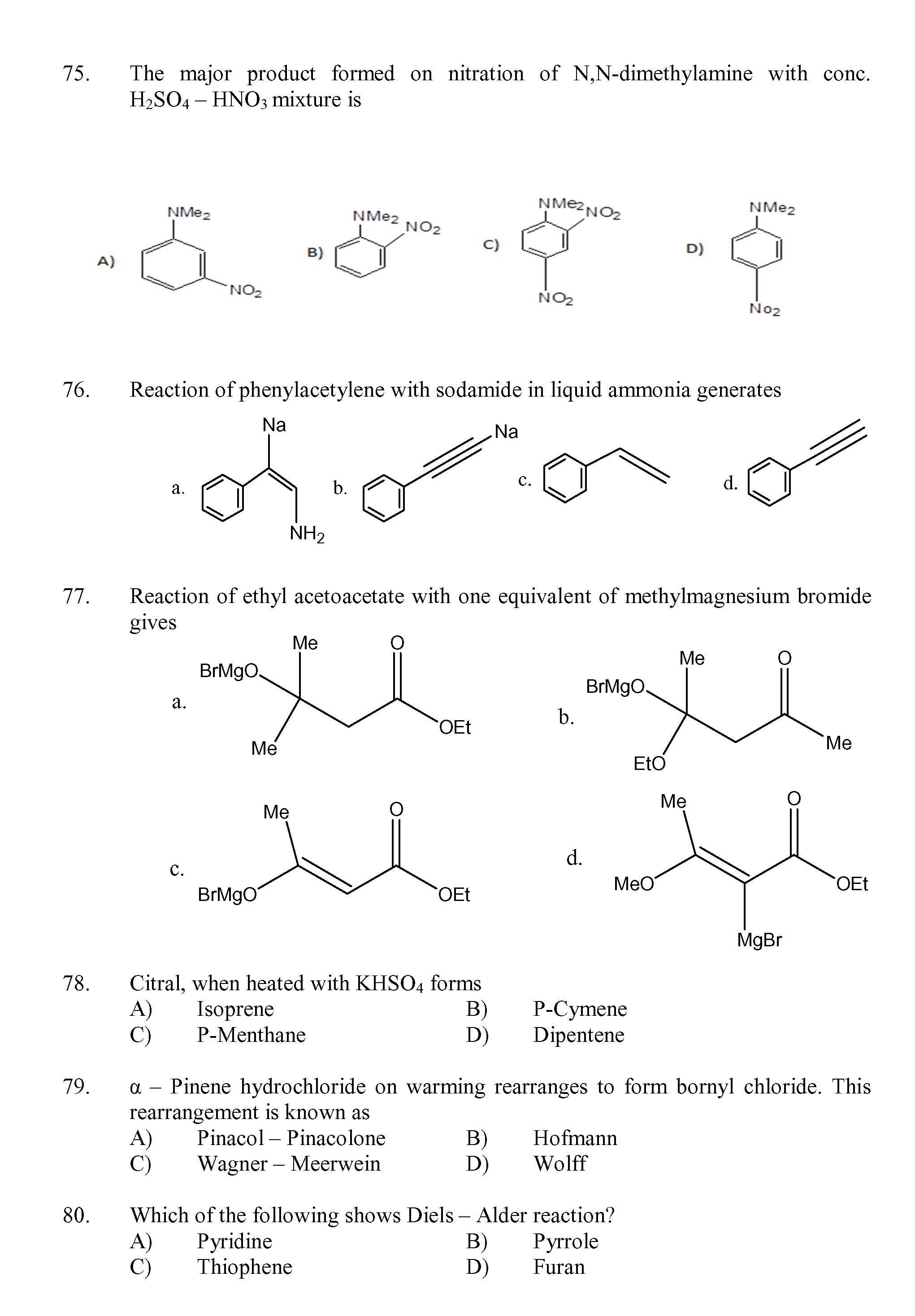 Kerala SET Chemistry Exam 2013 Question Code 13604 9