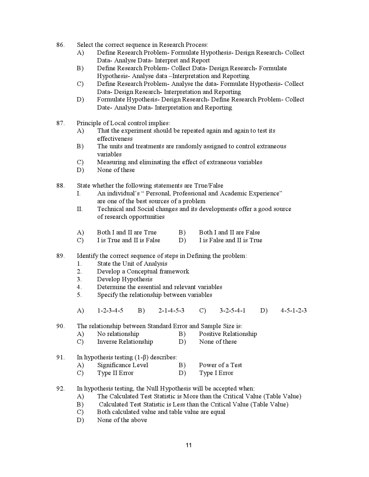 Kerala SET Commerce Exam Question Paper January 2023 11