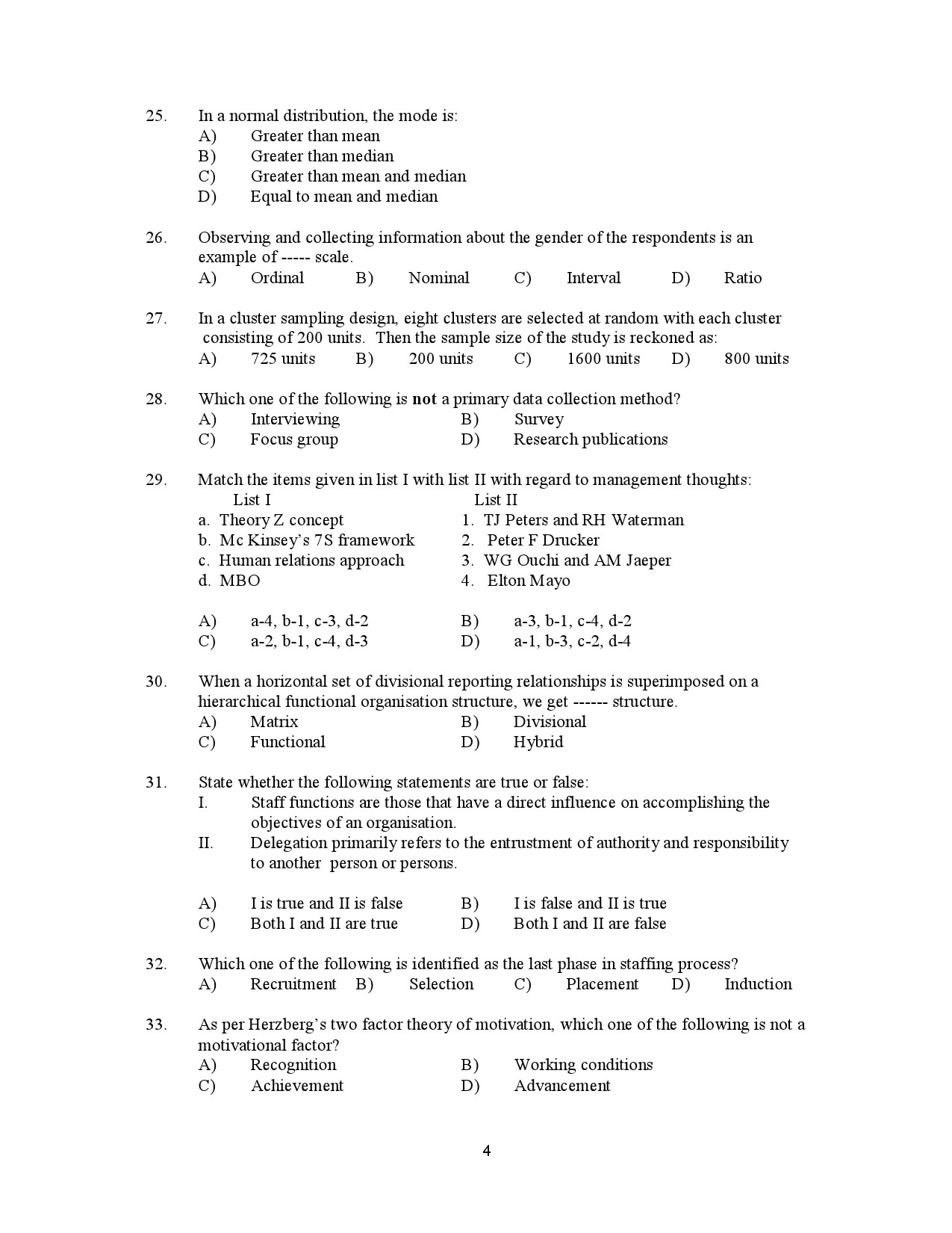 Kerala SET Commerce Exam Question Paper January 2023 4