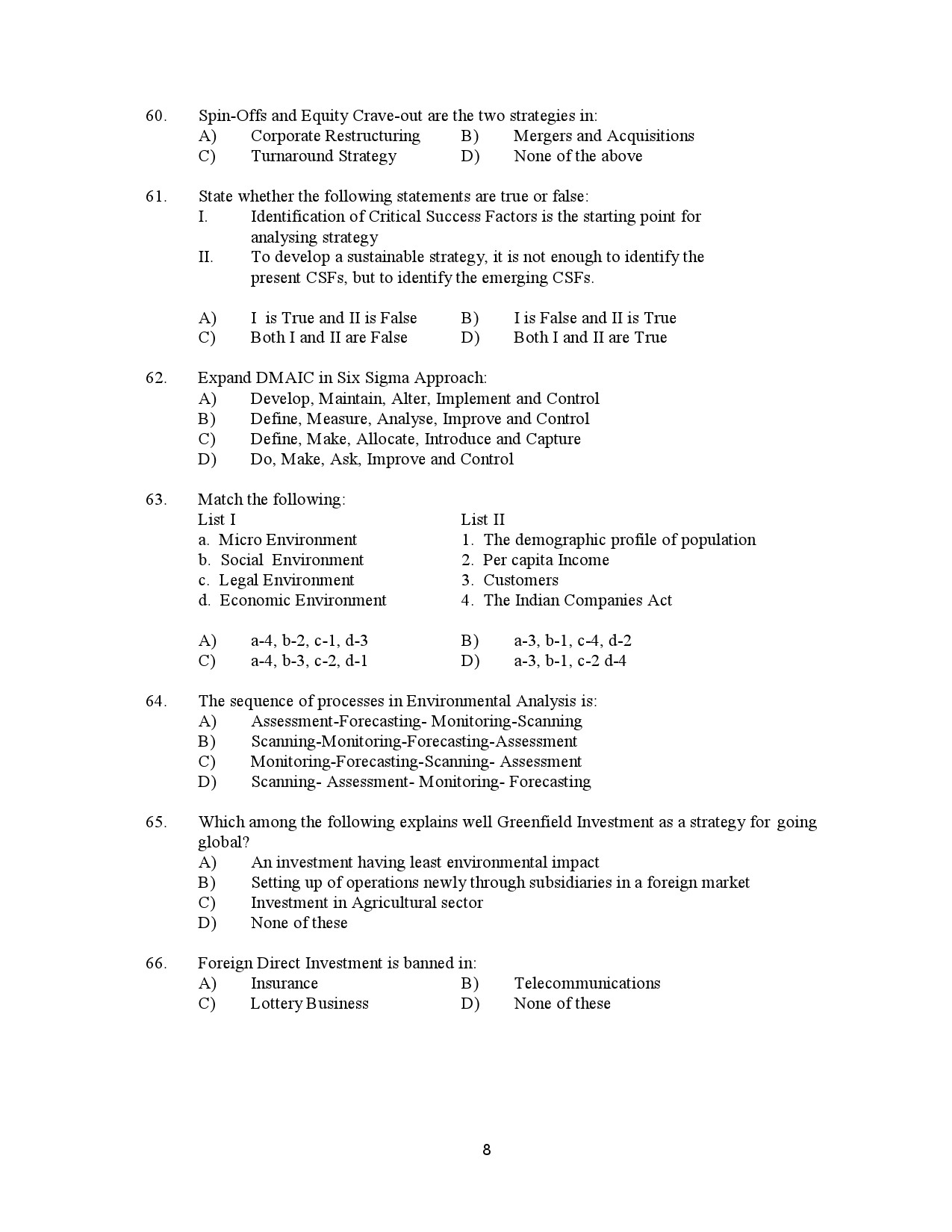 Kerala SET Commerce Exam Question Paper January 2023 8