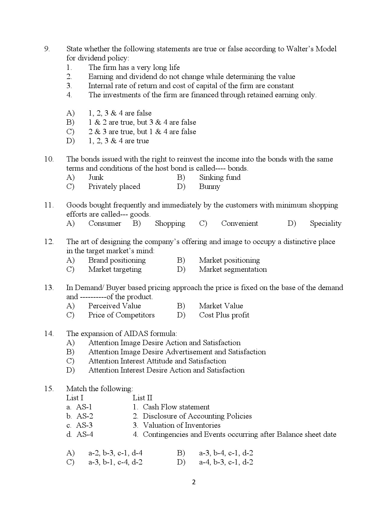 Kerala SET Commerce Exam Question Paper January 2024 2