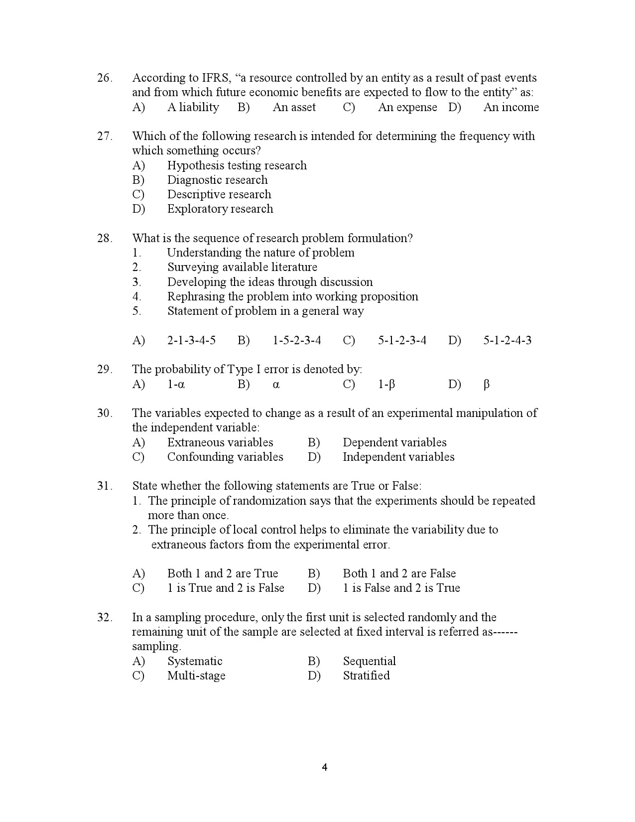 Kerala SET Commerce Exam Question Paper July 2023 4