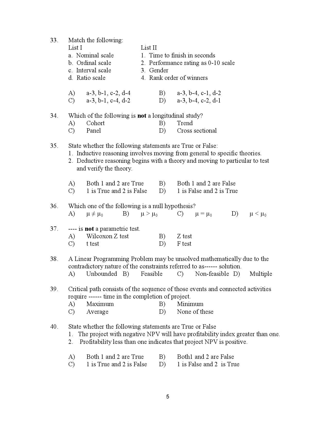 Kerala SET Commerce Exam Question Paper July 2023 5