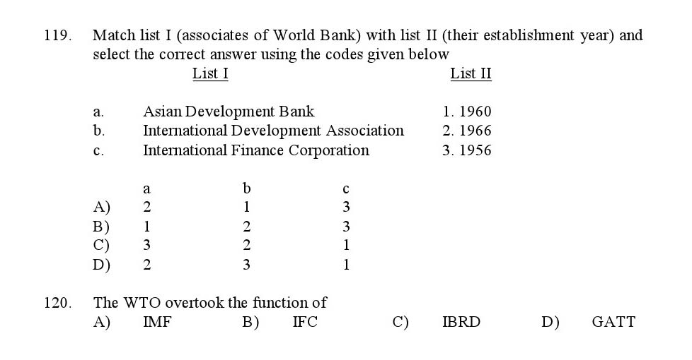 Kerala SET Economics Exam 2016 Question Code 16606 A 15