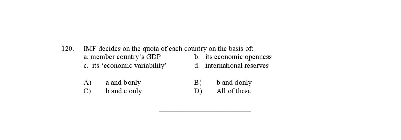 Kerala SET Economics Exam Question Paper July 2021 17